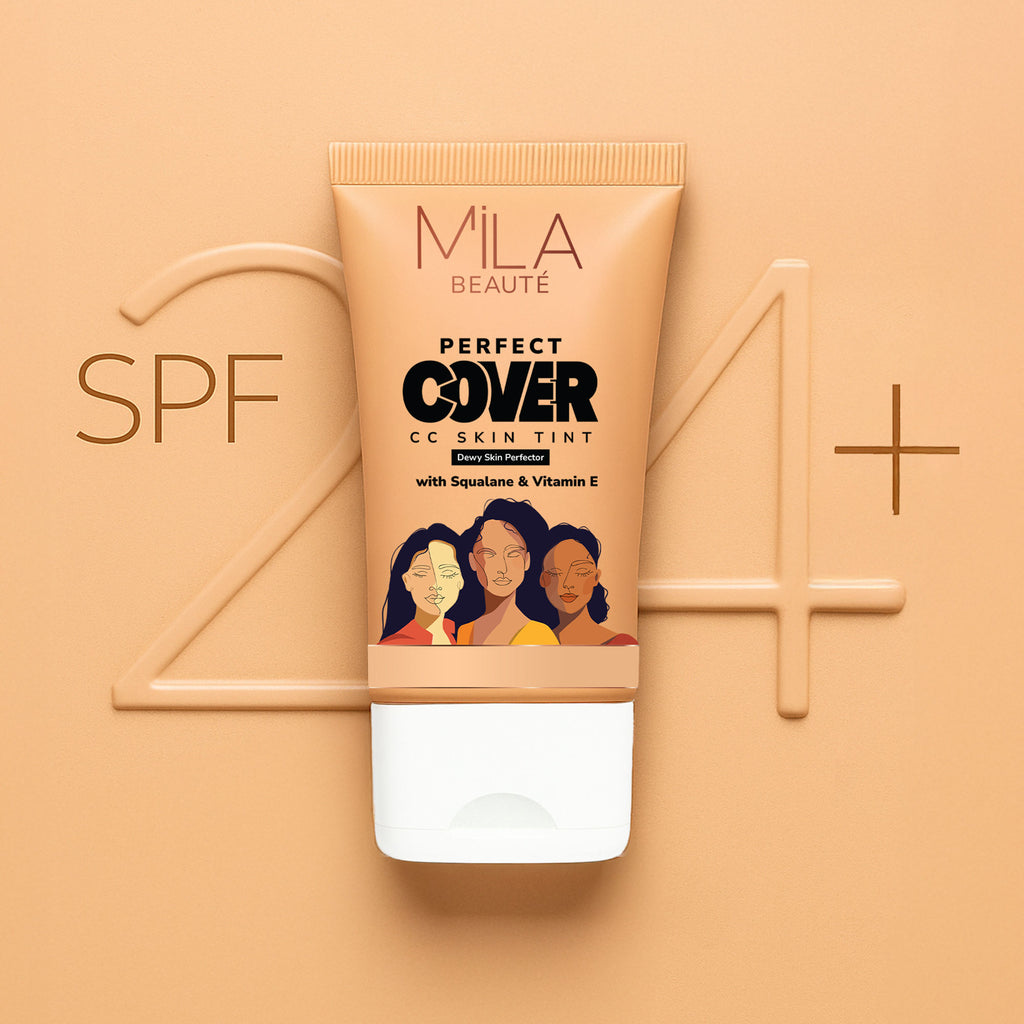 Mila Beaute Perfect Cover CC Skin Tint with SPF 24+ & Squalane