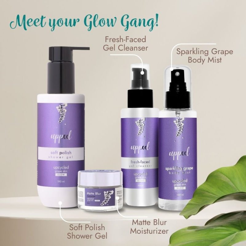 Grape Skin Face Wash Brightens Skin and Reduces Pigmentation, For All Skin Types