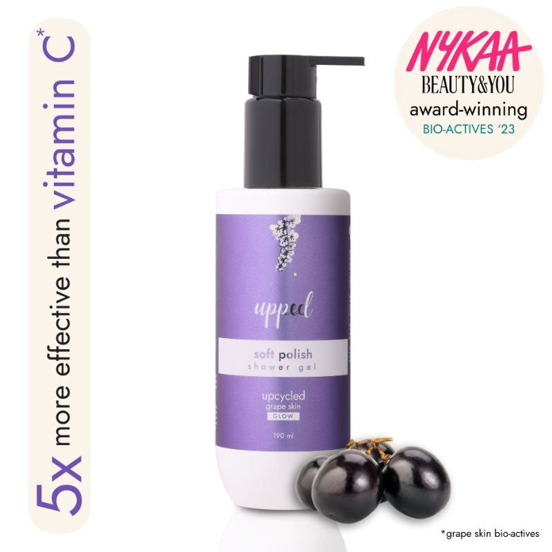 Grape Skin Soft Polish Shower Gel - Reveals Glowing, Smooth & Cleansed Skin