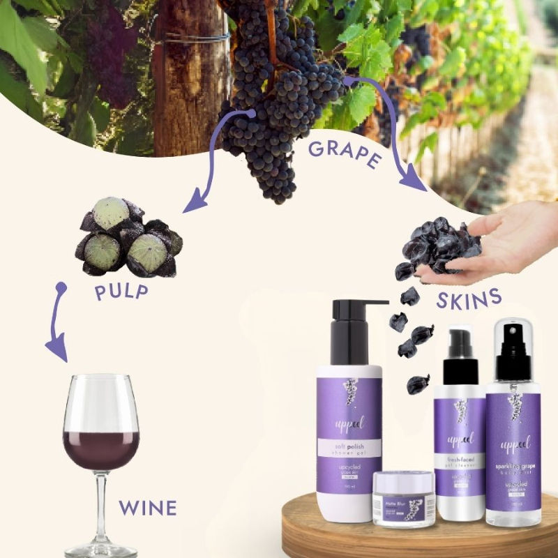 Grape Skin Soft Polish Shower Gel - Reveals Glowing, Smooth & Cleansed Skin