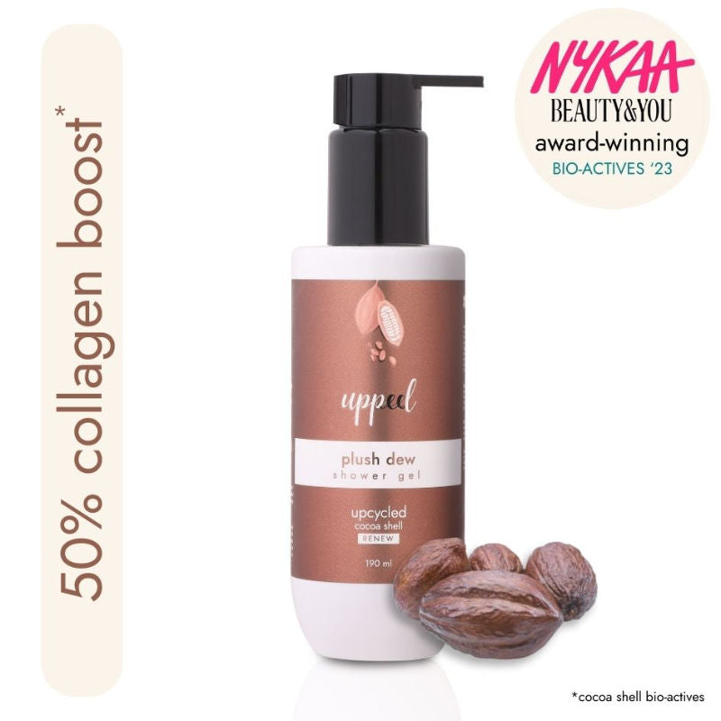 Cocoa Shell Plush Dew Shower Gel - Smooths, Cleanses and Nourishes - Luxurious Cocoa Aroma