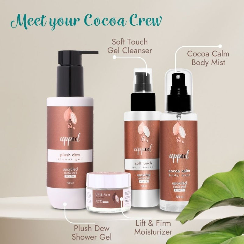 Cocoa Shell Plush Dew Shower Gel - Smooths, Cleanses and Nourishes - Luxurious Cocoa Aroma