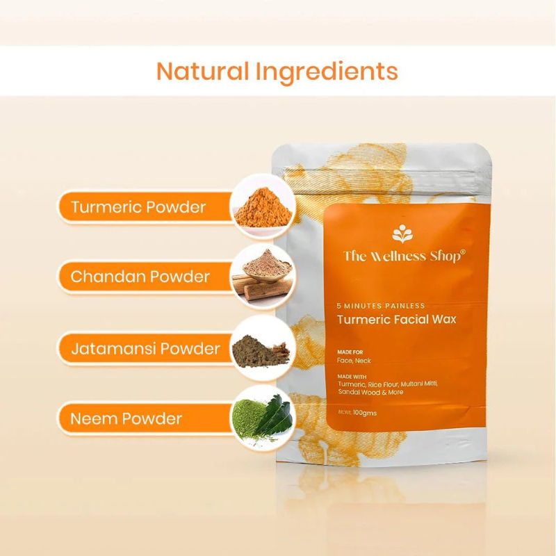 Turmeric Facial Wax Powder