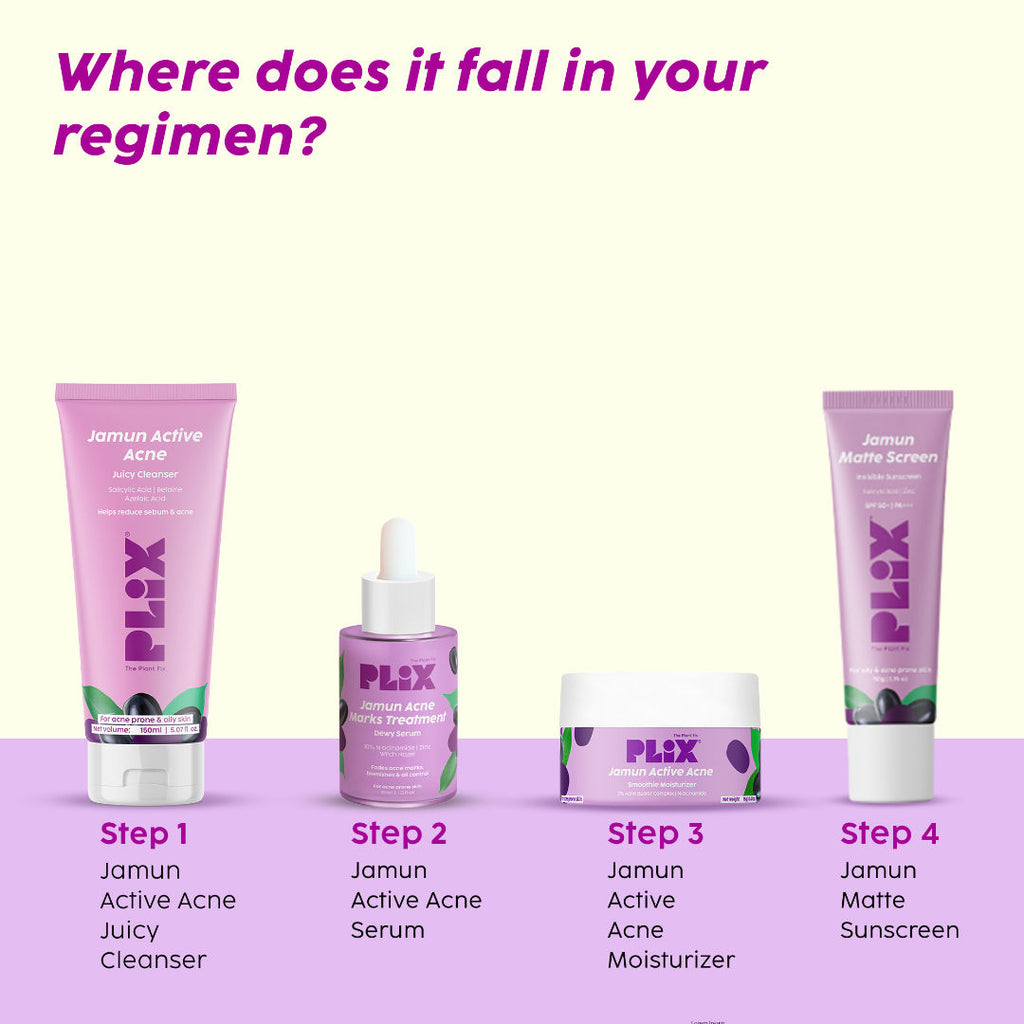 Jamun Active Acne Cleanser with Salicylic Acid Helps Reduce Acne for Daily Use