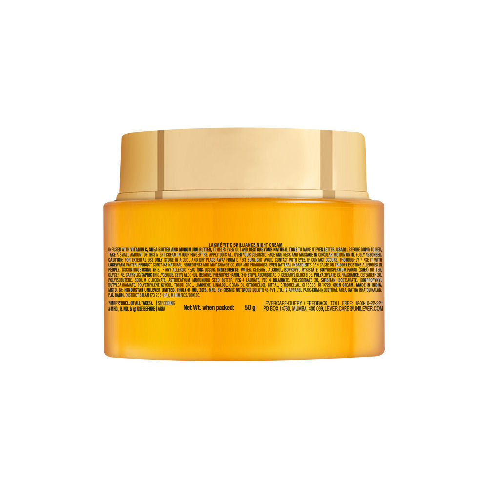 Vitamin C Brilliance Night Cream With Vitamin C, Healthy, Glowing Skin