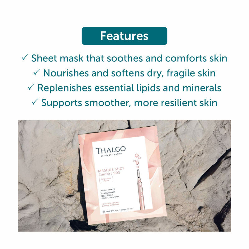 Sos Comfort Shot Mask - Nourishing Marine Cold Cream Sheet Mask