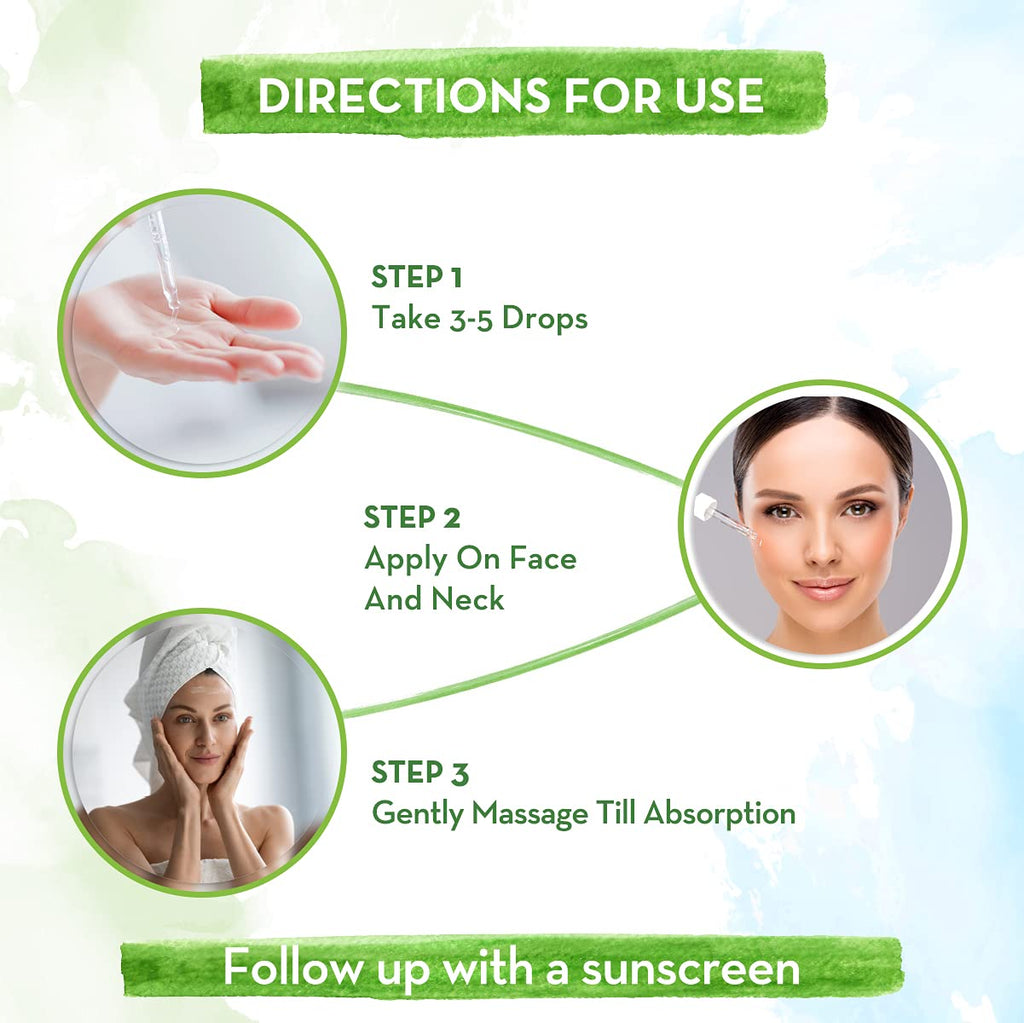 10% Vitamin C Face Serum, Essence Serum With Vitamin C & Gotu Kola For Skin Illumination