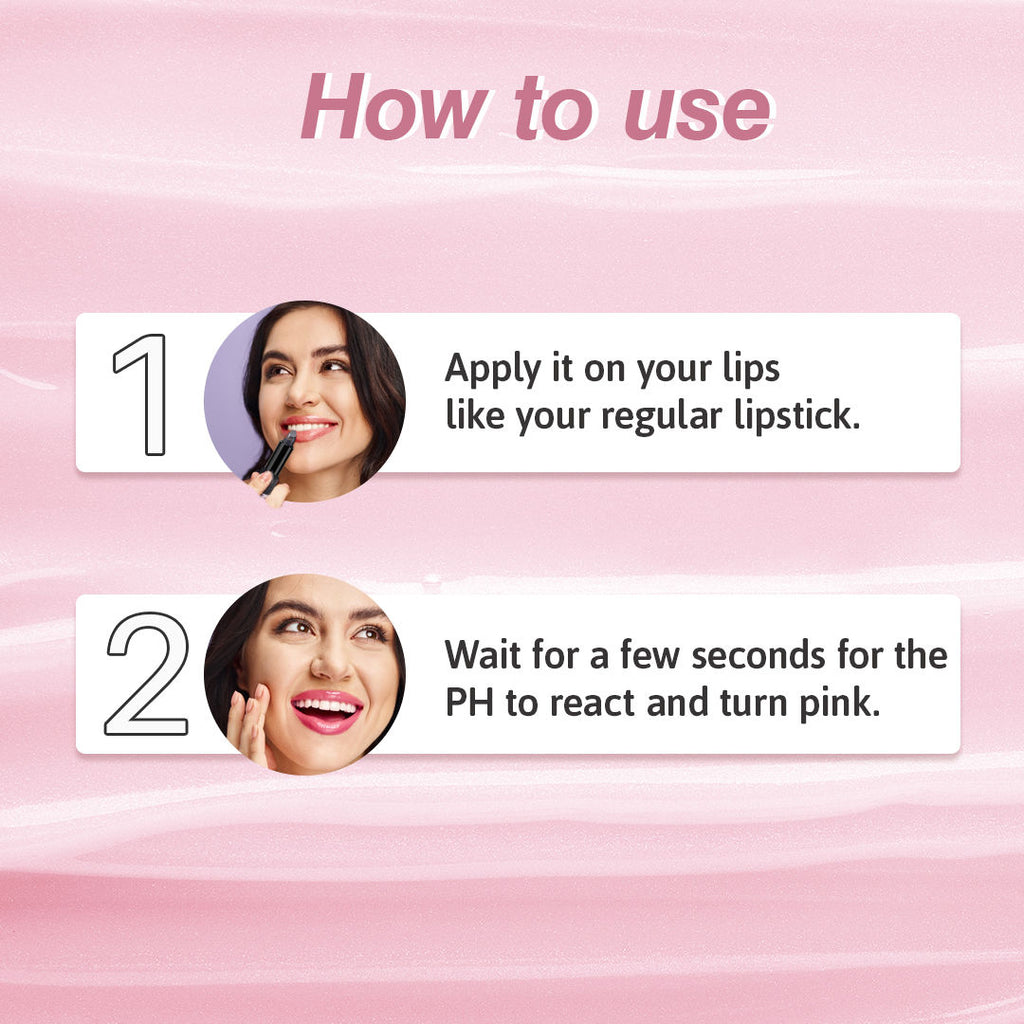 Color Changing PH Lipstick - Chameleon Pink