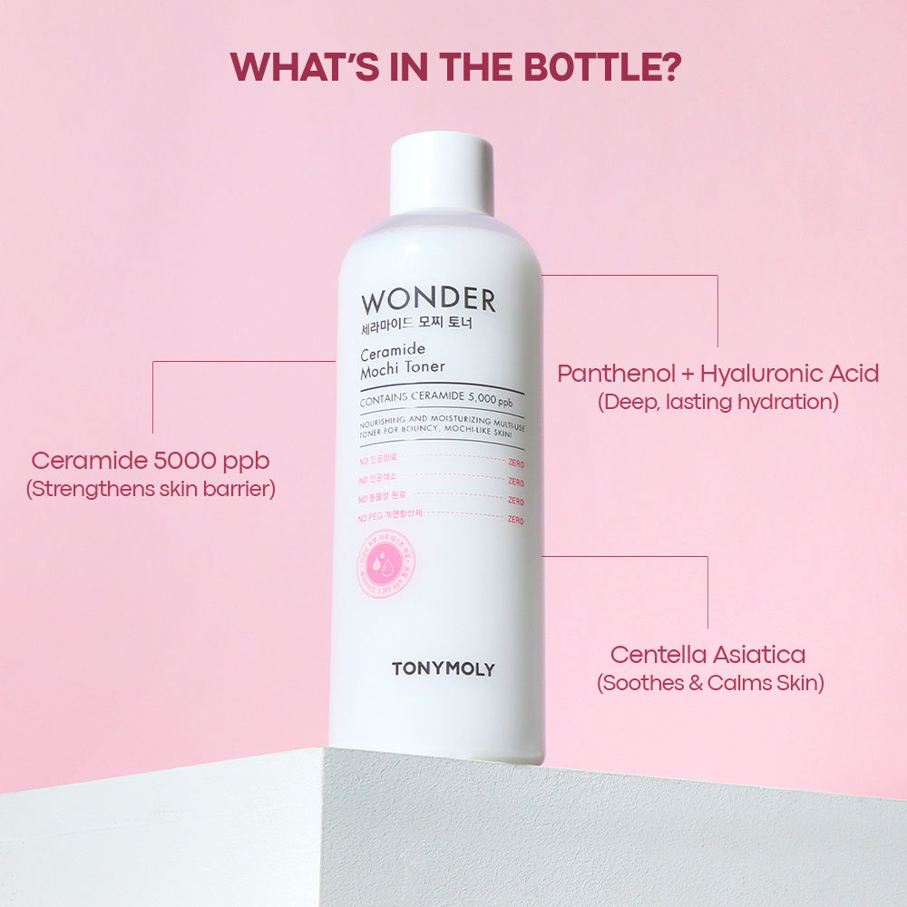 Korean Wonder Ceramide Mochi Toner-Hydrates, Softens, Nourishes Dry & Combination Skin