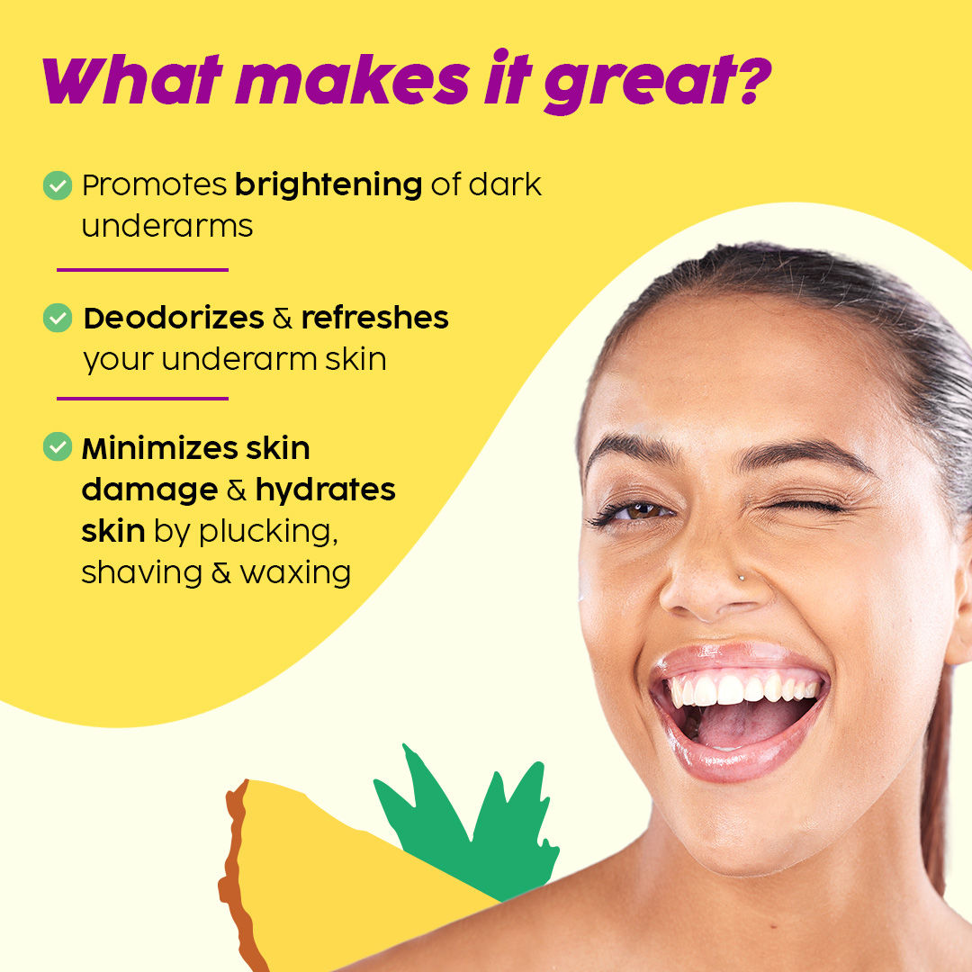 Pineapple Underarm Depigmentation Spray, For Lightening, Hyperpigmentation, Odour protection