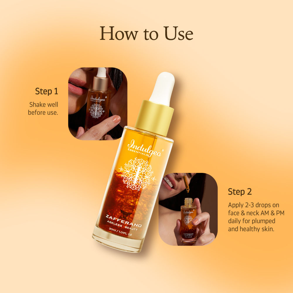 Ageless Beauty Zafferano Oil With Saffron, Lupin Seed Extract, Coenzyme Q10