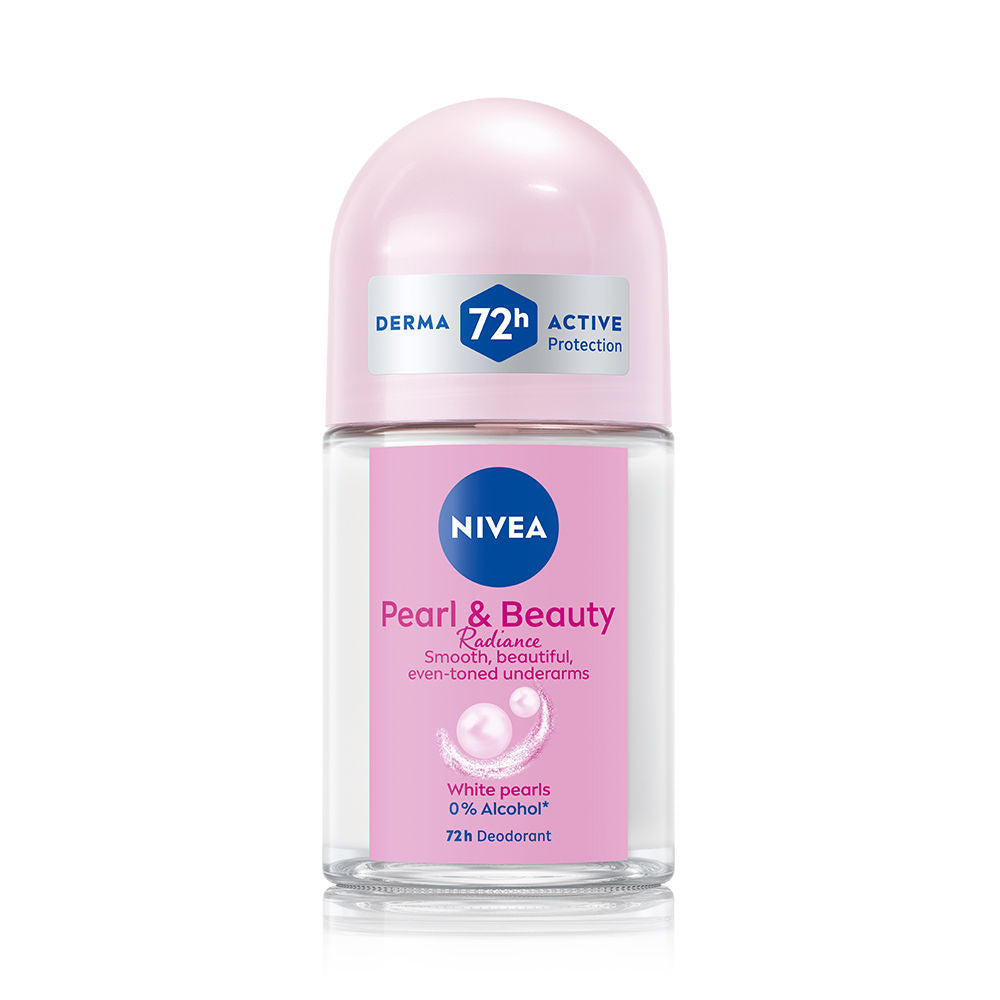 Pearl & Beauty Radiance Deo Roll On For Women- 72H Odor Protection- 0% Alcohol - 25ml