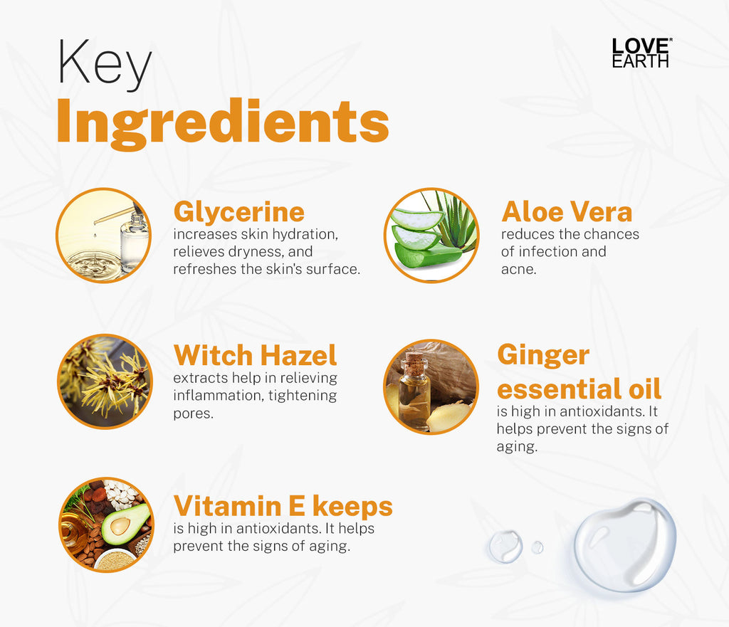 Vitamin C Serum for Skin Hydration with Pure Vitamin C & Witch Hazel