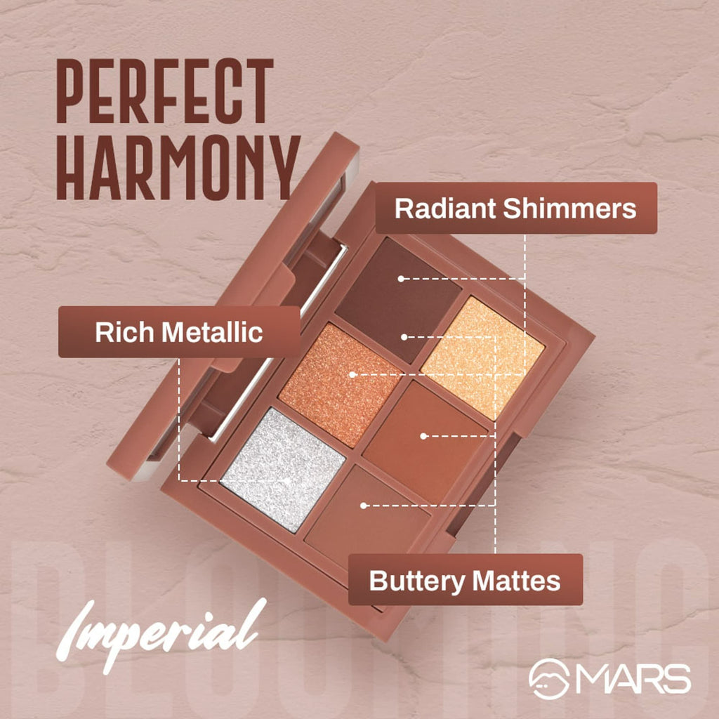 Blooming Matte & Shimmer Eyeshadow Palette