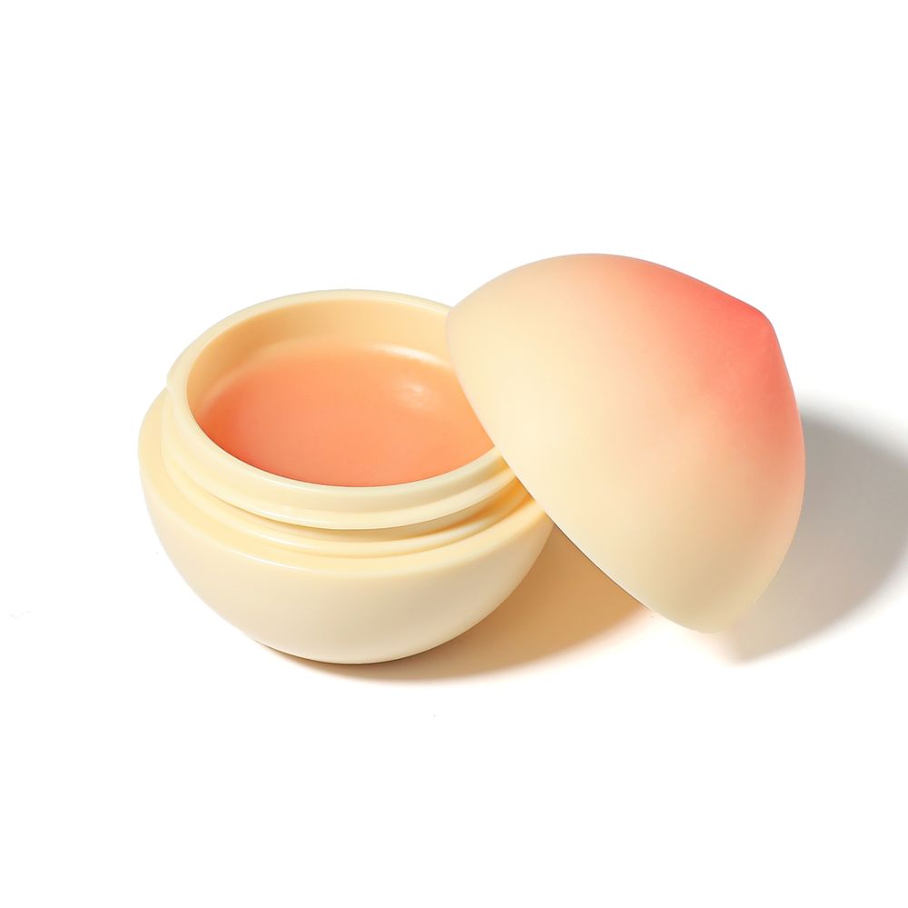Korean Mini Peach Lip Balm with SPF 15 to Hydrate, Plump & Soften Lips