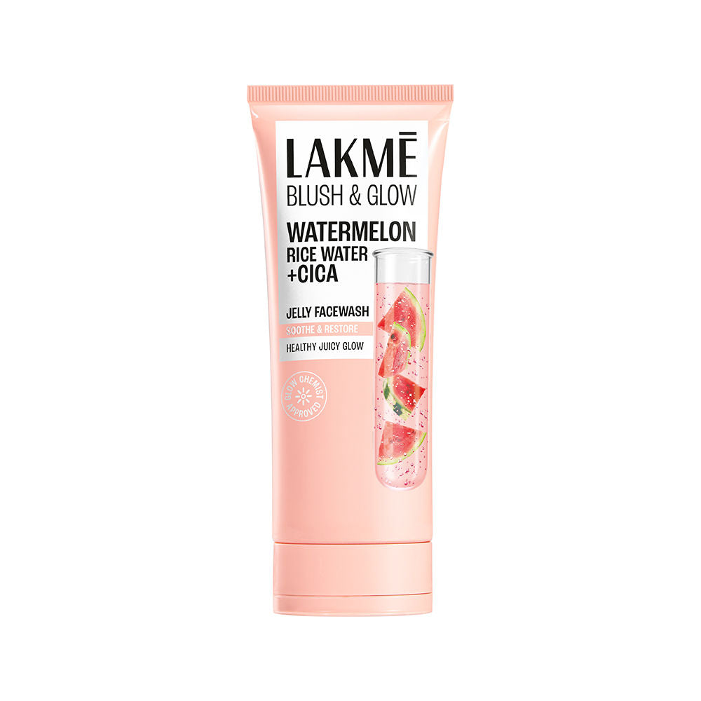 Blush & Glow Jelly Facewash With Watermelon Rice Water