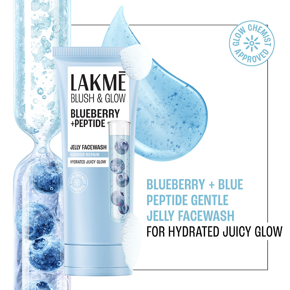 Blush & Glow Blueberry + Peptide Jelly Face Wash