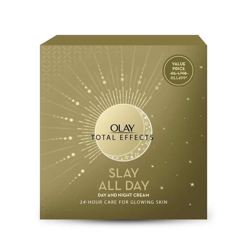 Total Effects Slay All Day With Day & Night Cream, Fights 7 Signs of Ageing With Niacinamide