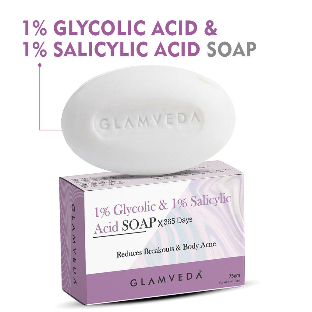 1% Glycolic Acid & 1% Salicylic Acid Body Acne Soap