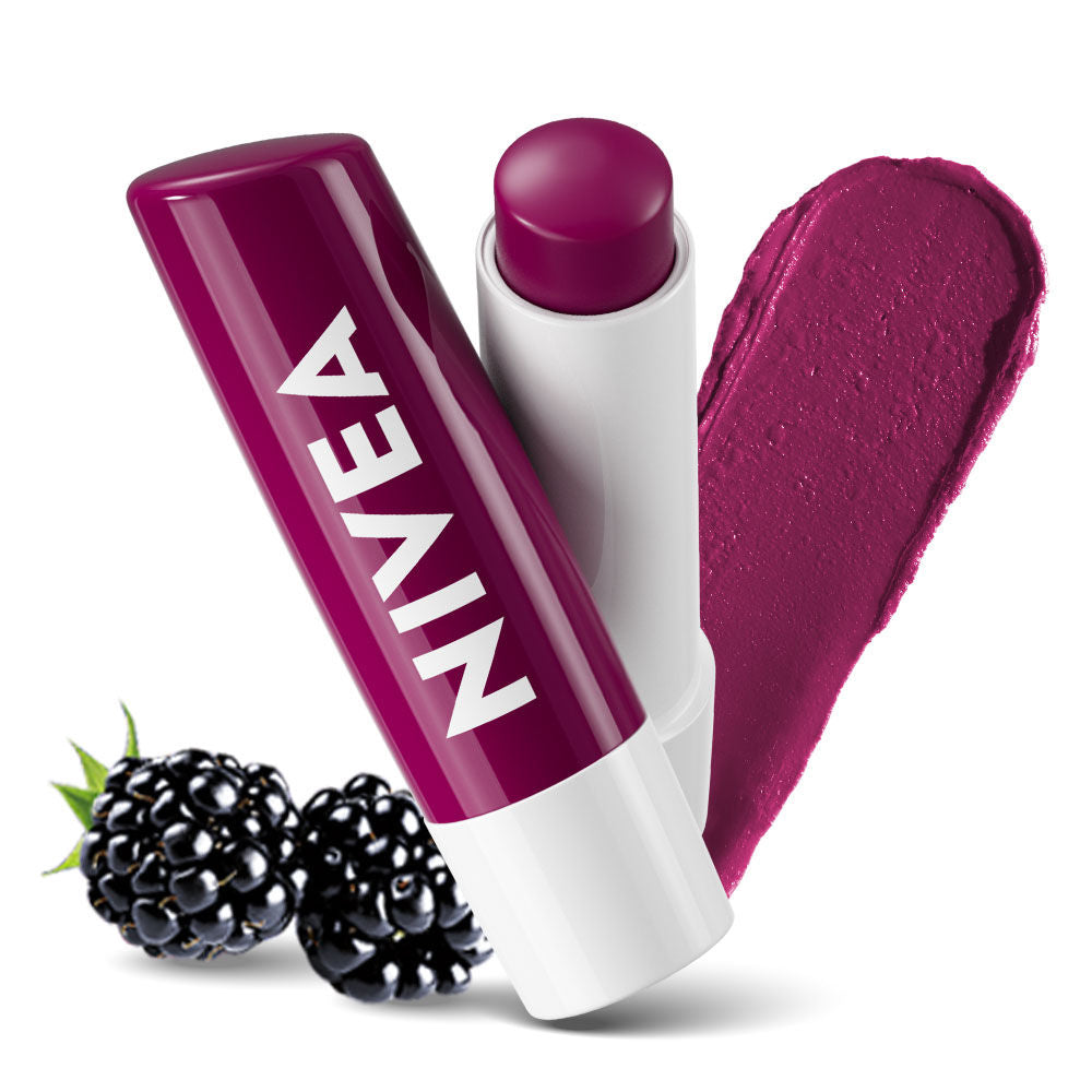 Tinted Lip Balm With Natural Oils & 24H Melt-In Moisture Cherry Shine - Fruity Berry Shine