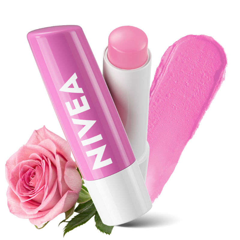 Tinted Lip Balm With Natural Oils & 24H Melt-In Moisture Cherry Shine - Soft Rose