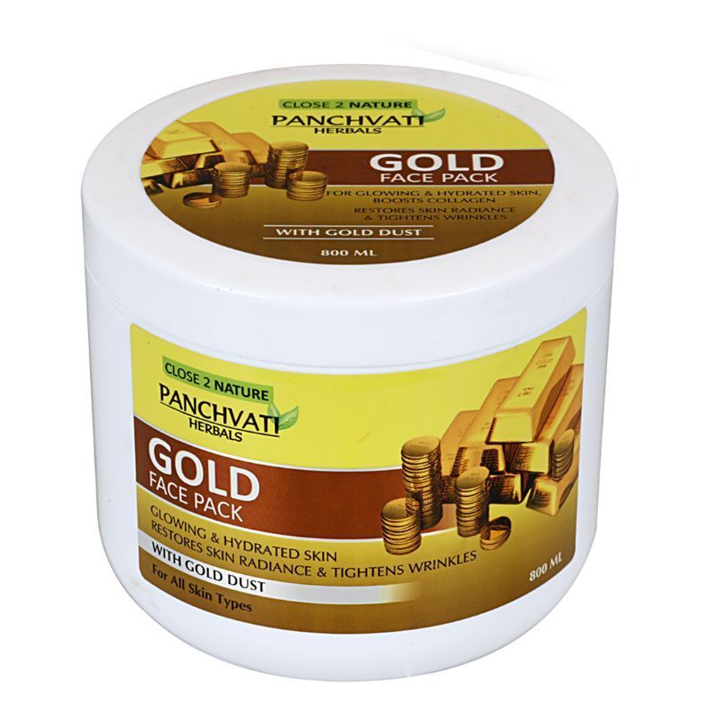 Gold Face Pack with Gold Dust