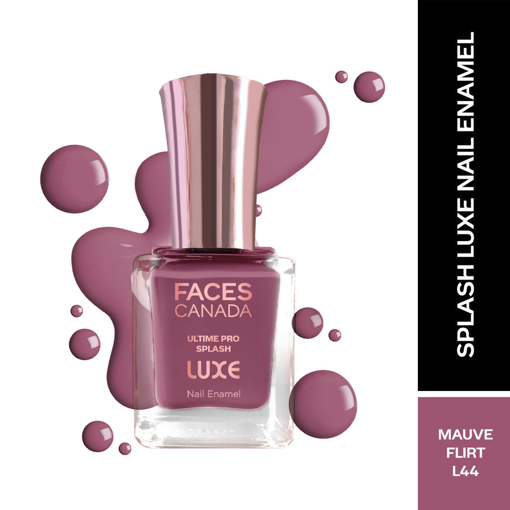 Ultime Pro Splash Luxe Nail Enamel - Mauve Flirt L44