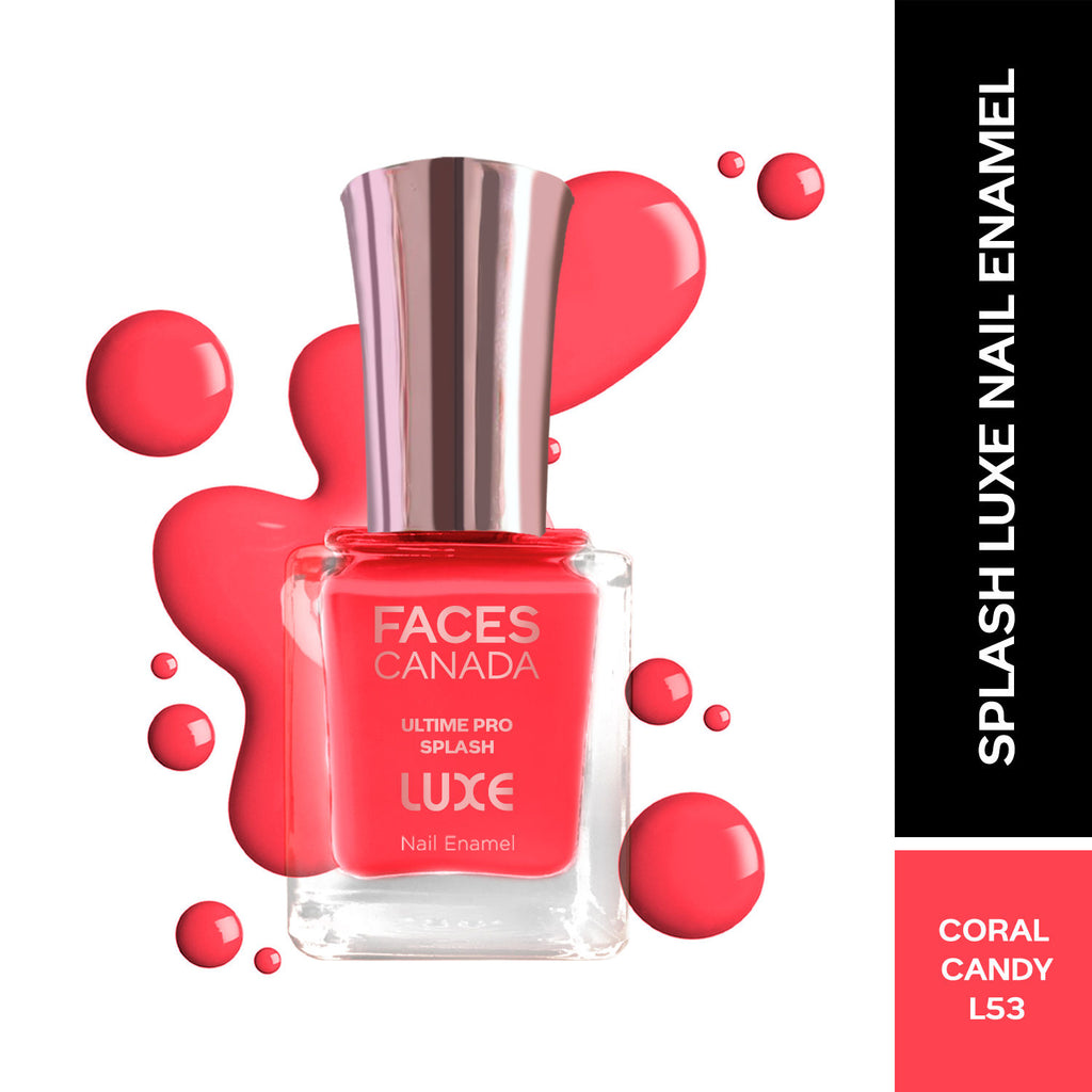 Ultime Pro Splash Luxe Nail Enamel - Coral Candy L53
