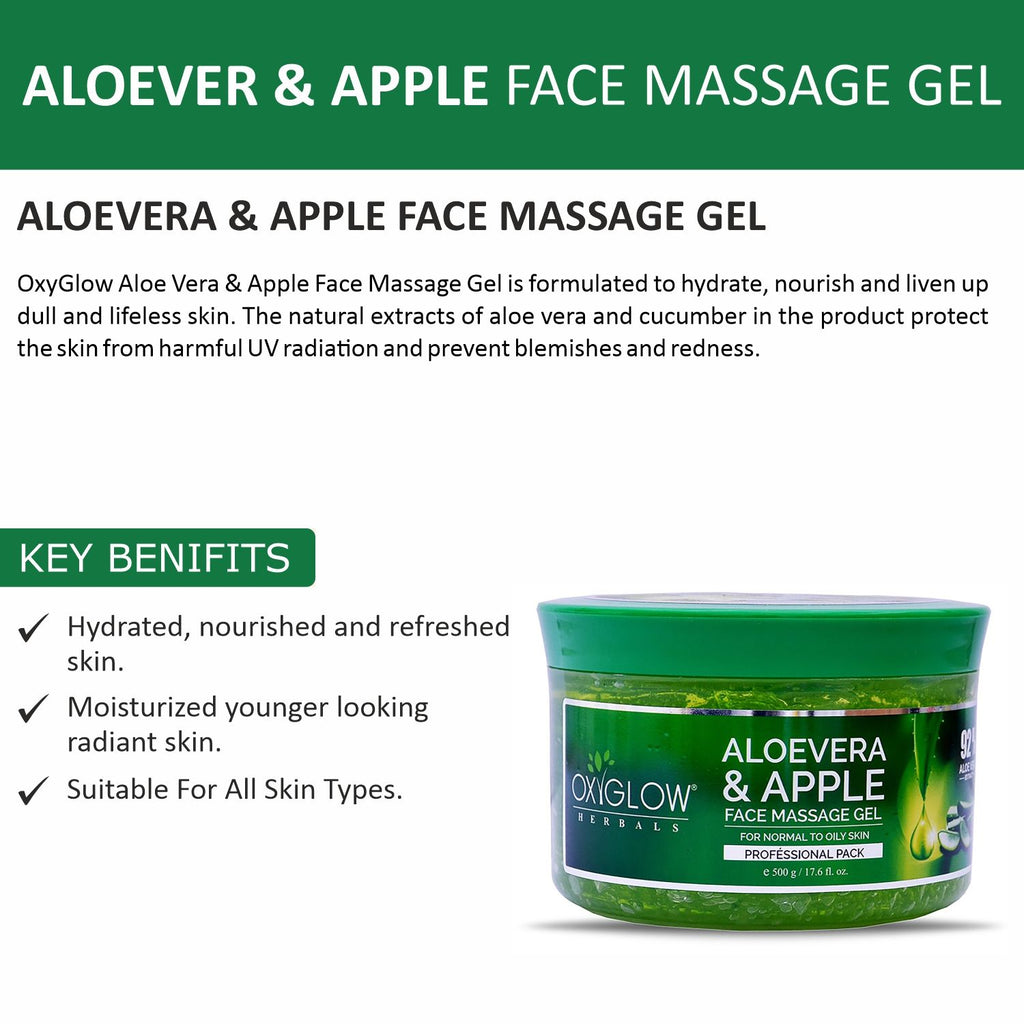 Aloevera Apple Face Massage Gel
