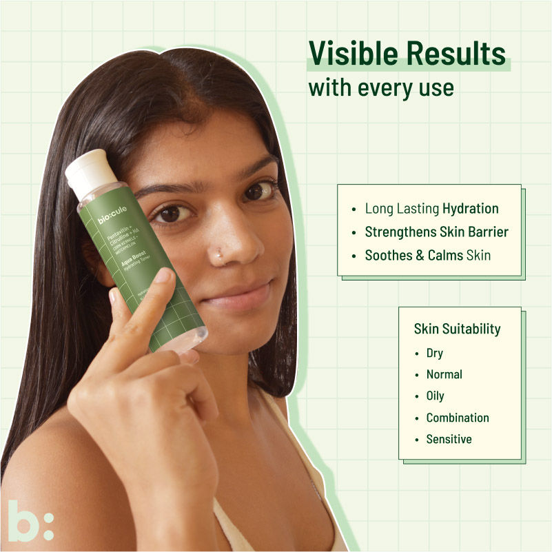 Aqua Boost Hydrating Face Toner - For All Skin Types