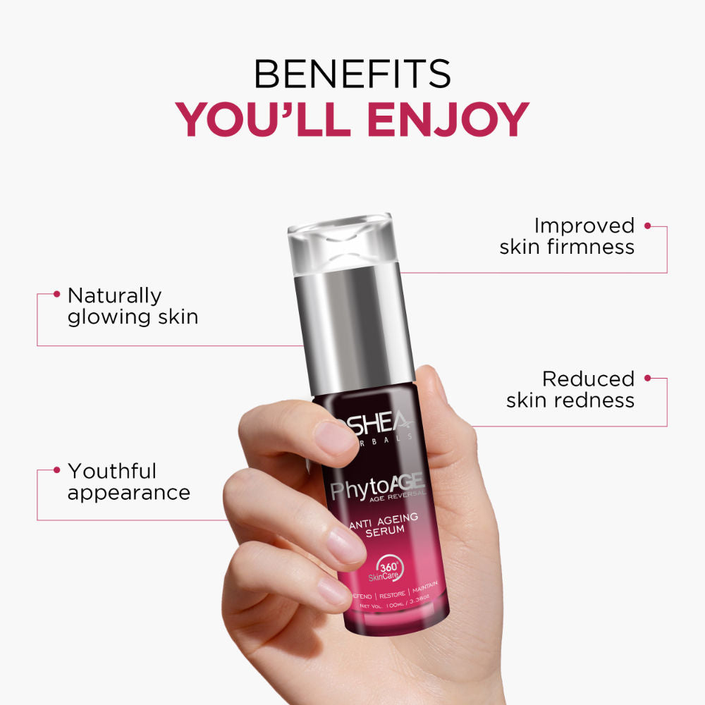 Phytoage Reversal Anti-Ageing Face Serum With Zingiber Extract Reduce Fine Lines