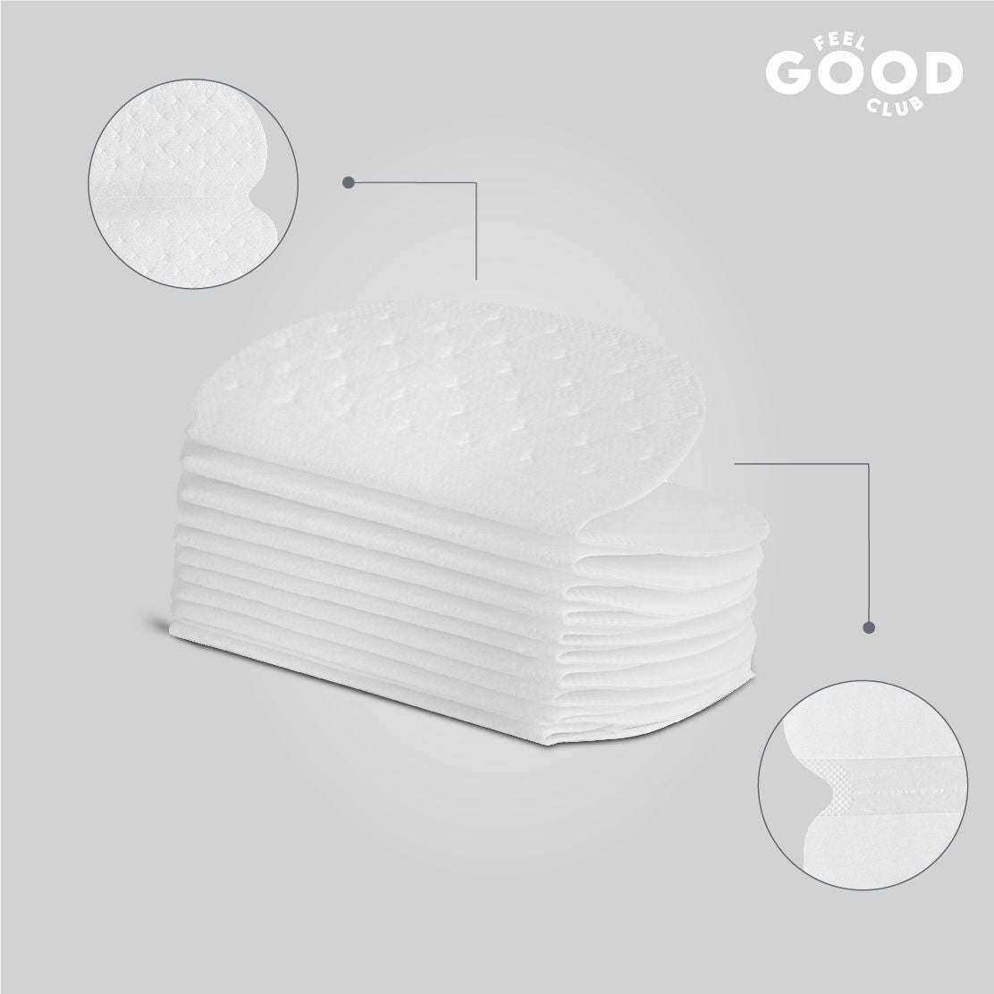 Underarm Sweat Pads - 10 Pcs For Men & Women To Absorb Sweat Prevent Stains & Odour