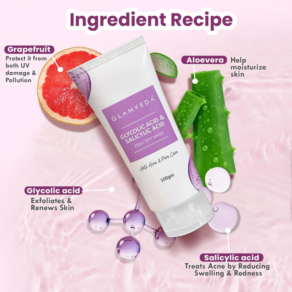 Glycolic Acid & Salicylic Acid Peel Off Mask