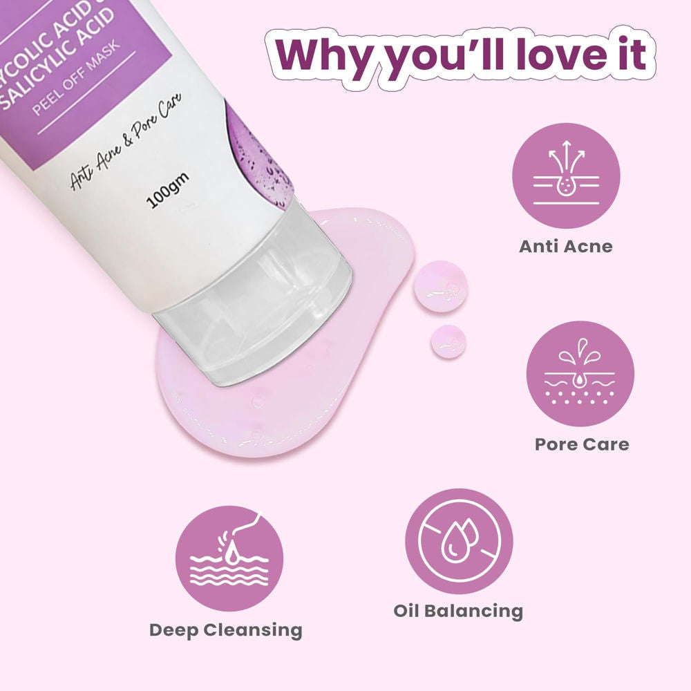 Glycolic Acid & Salicylic Acid Peel Off Mask