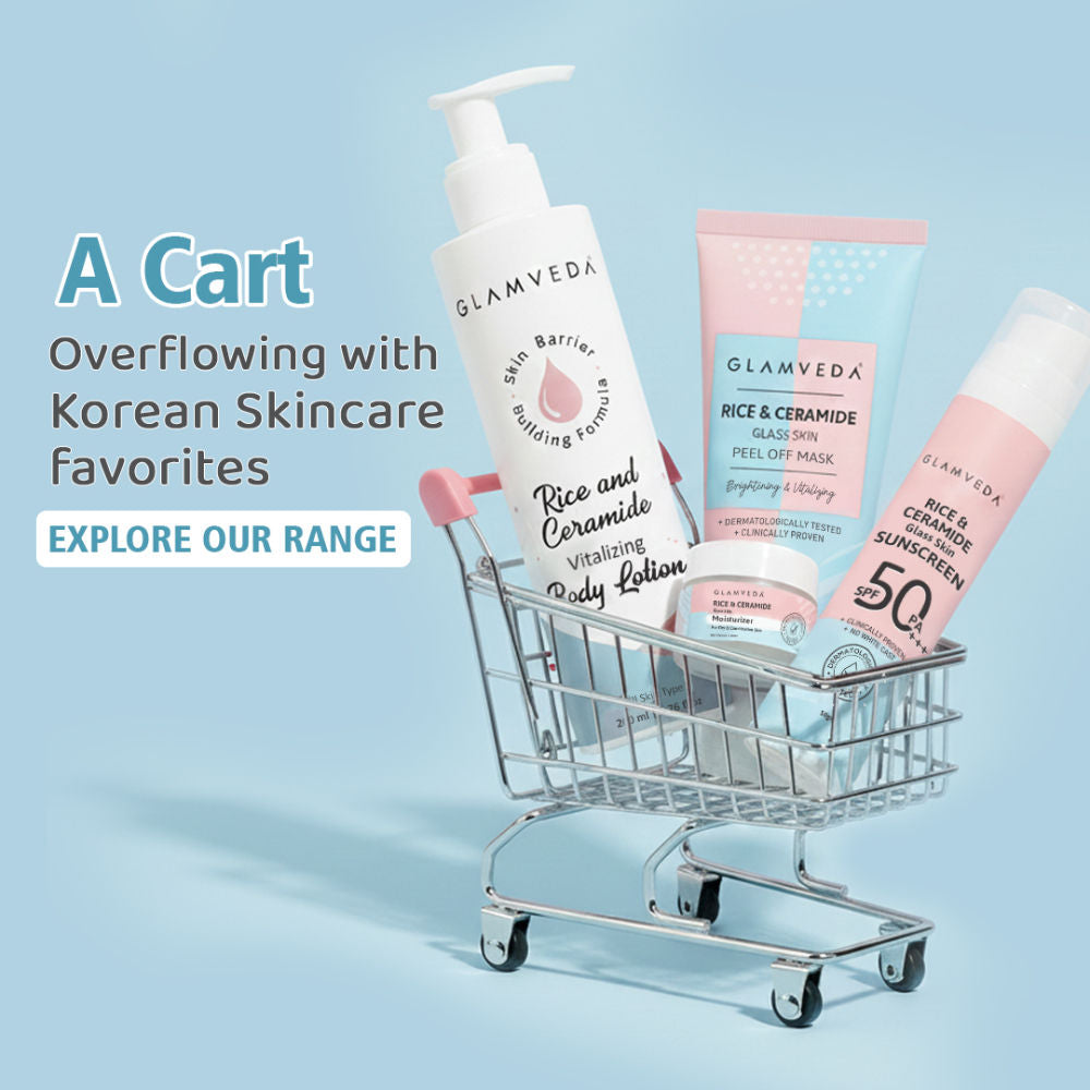 Korean Rice & Ceramide Lightweight Face Moisturizer Cream For Glass Skin