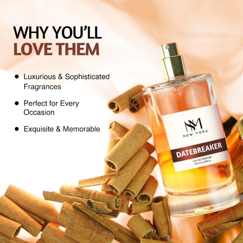 NM New York Datebreaker Luxury Perfume For Men with Long-lasting Stay