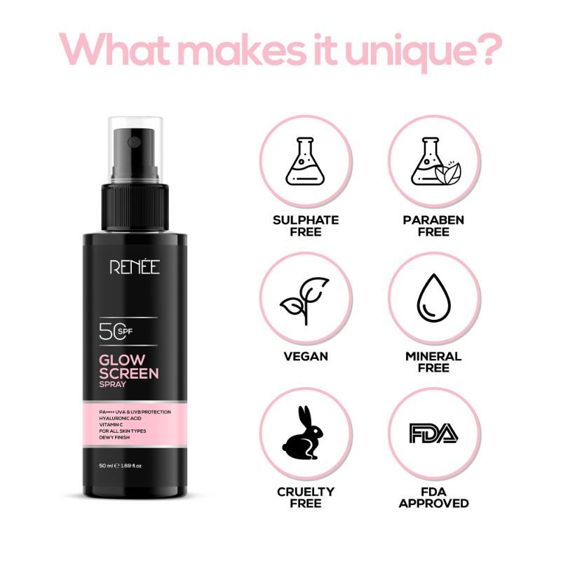 Glowscreen SPF 50 Sunscreen Spray