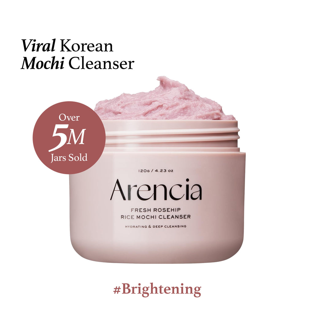 Fresh Rosehip Rice Mochi Cleanser - All-In-One Cleanser, Mask & Makeup Remover for Dull Skin