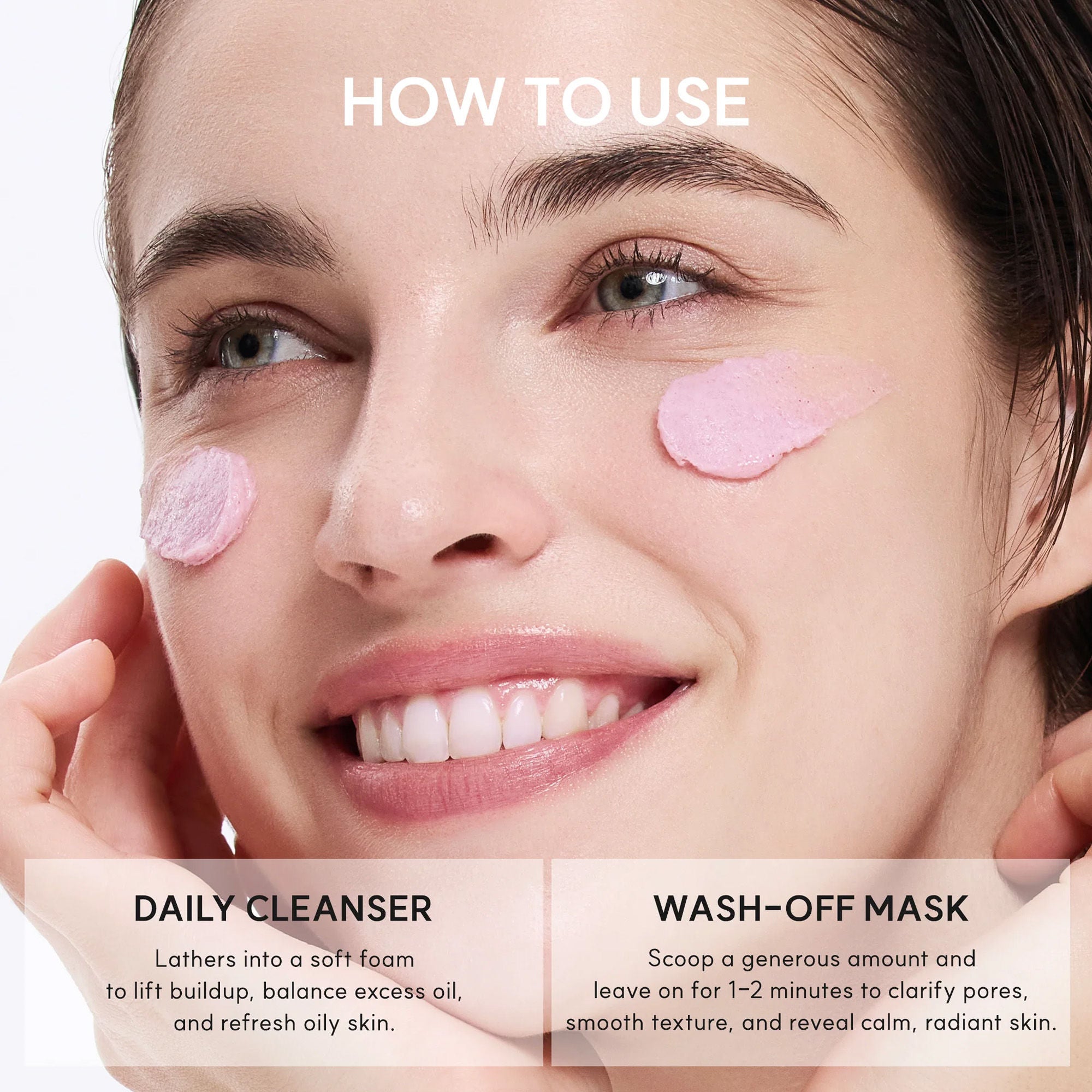 Fresh Rosehip Rice Mochi Cleanser - All-In-One Cleanser, Mask & Makeup Remover for Dull Skin