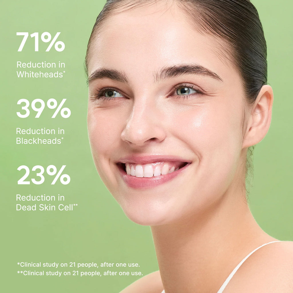 Fresh Green Rice Mochi Cleanser - Korean Cleanser, Mask & Makeup Remover, Reduces Blackheads