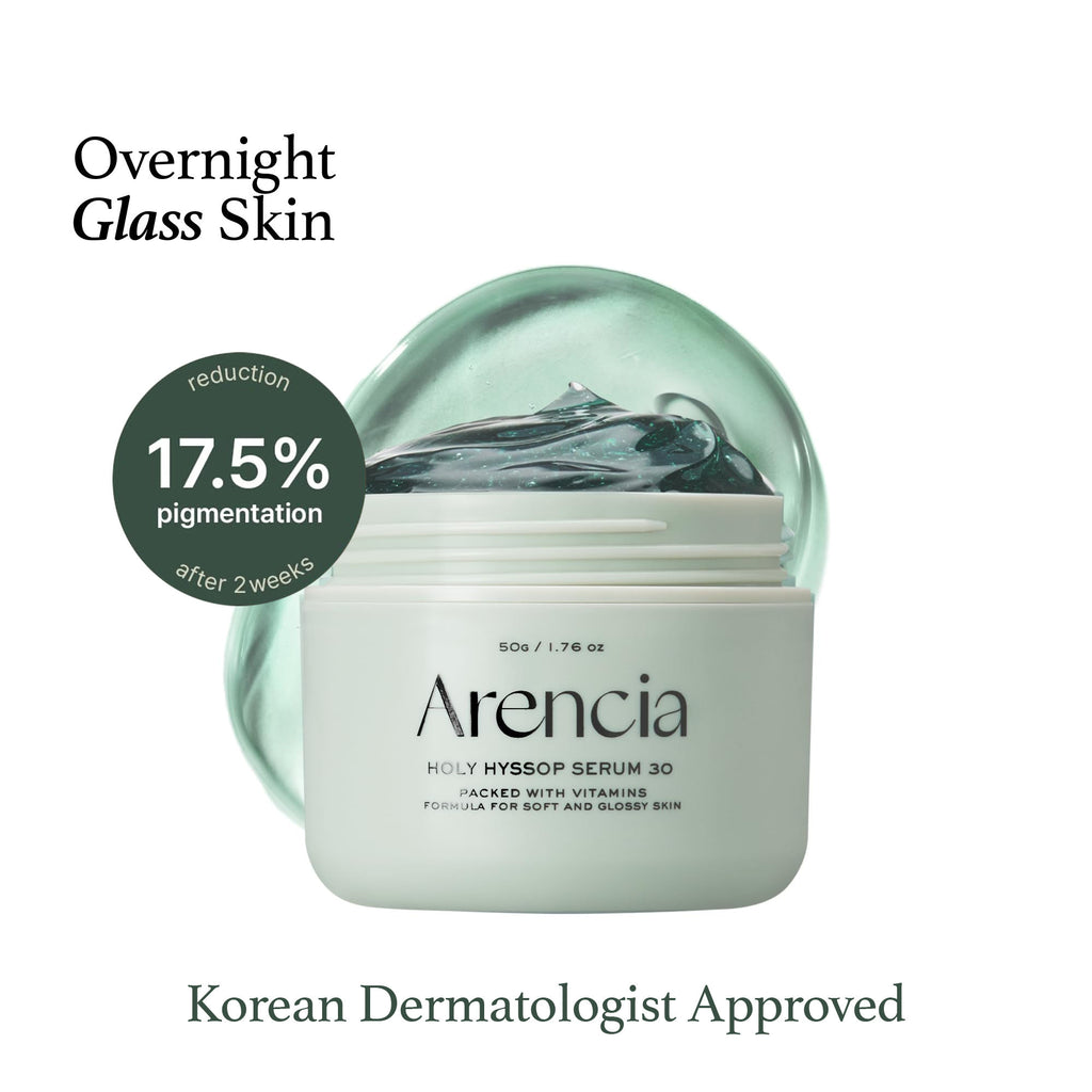 Holy Hyssop Serum 30 - Brightening Serum for Korean Glass Skin, Reduces Hyperpigmentation