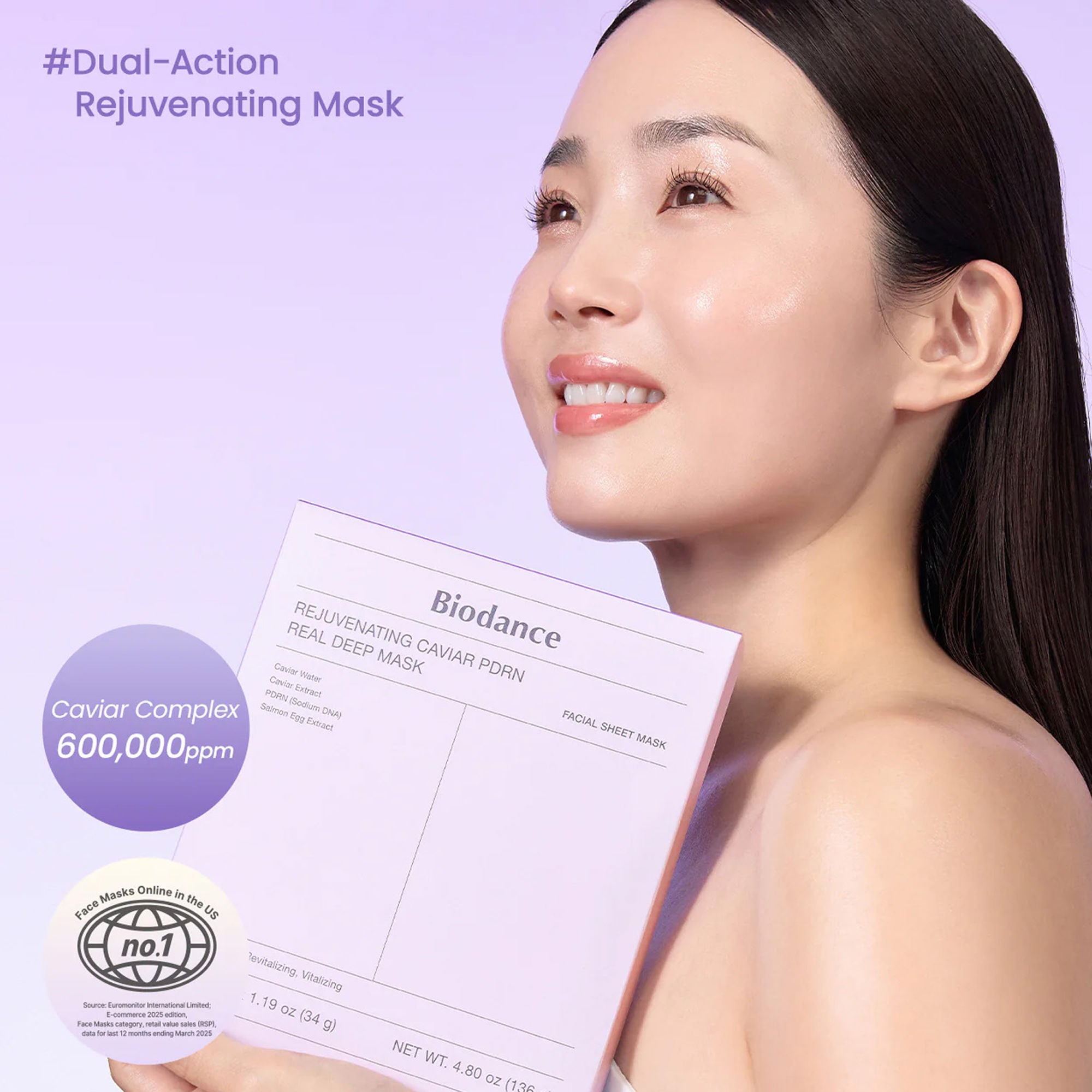 Rejuvenating Caviar PDRN Real Deep Mask