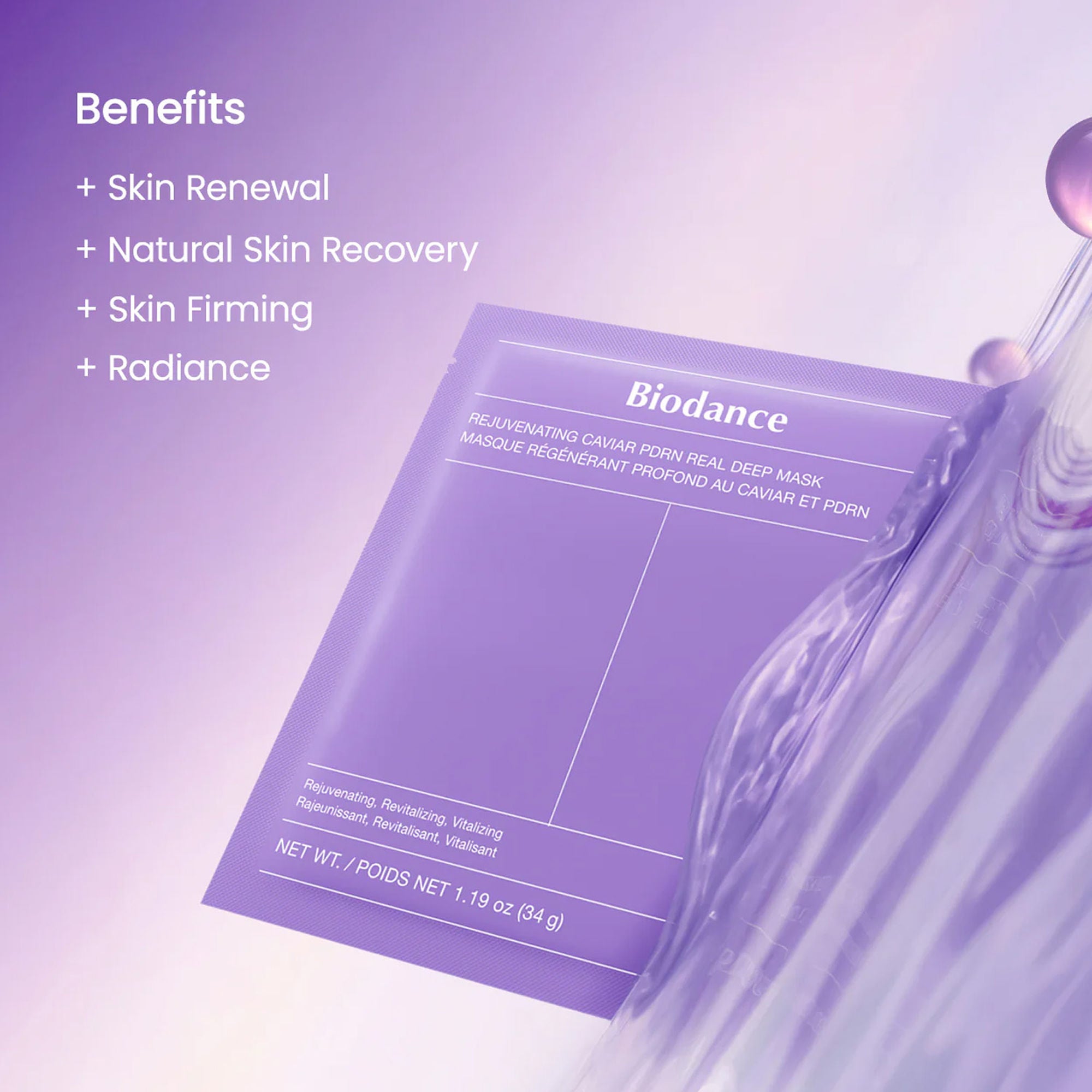 Rejuvenating Caviar PDRN Real Deep Mask