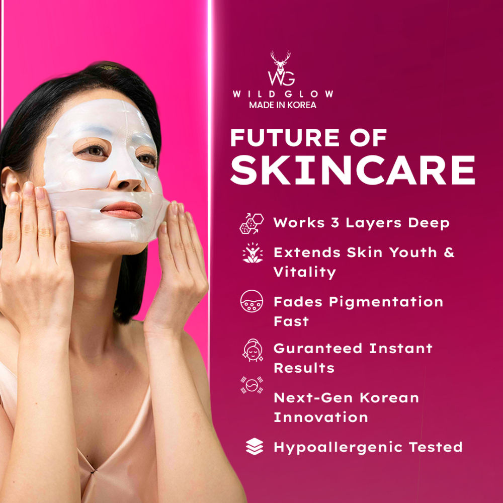 Korean Glass Skin Bio-Collagen Overnight Face Mask - Pack of 1