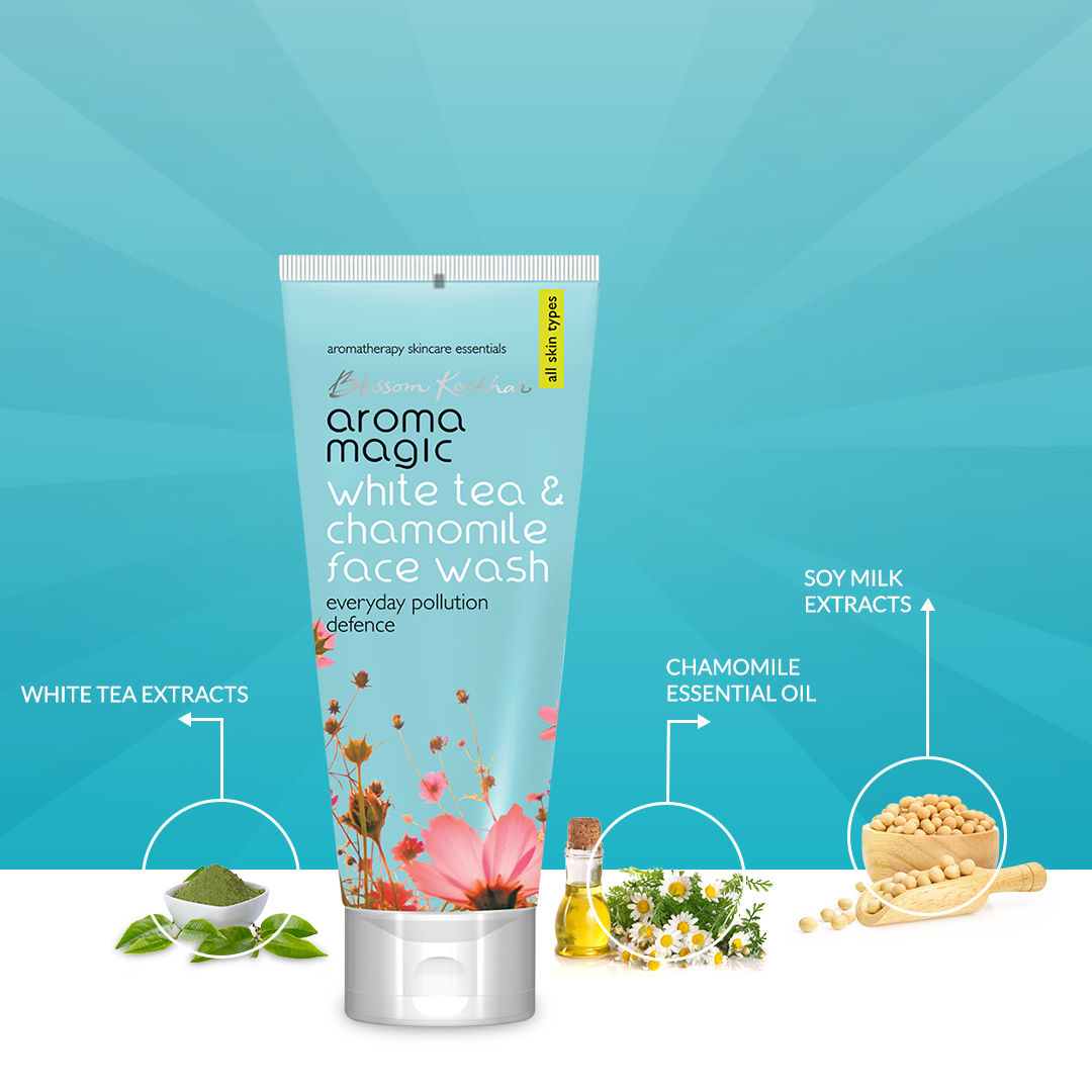 White Tea & Chamomile Face Wash Everyday Pollution Defence (All Skin Types)