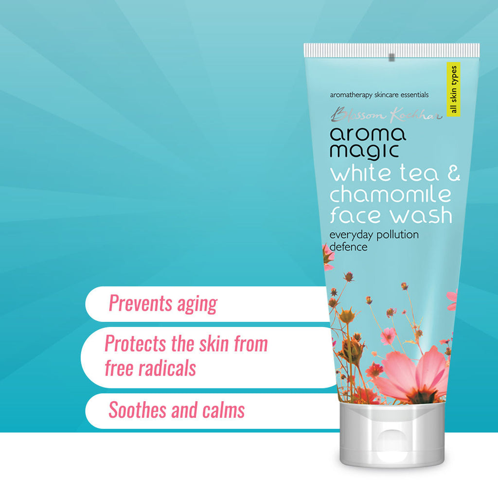 White Tea & Chamomile Face Wash Everyday Pollution Defence (All Skin Types)