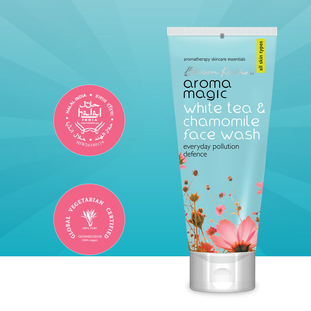 White Tea & Chamomile Face Wash Everyday Pollution Defence (All Skin Types)