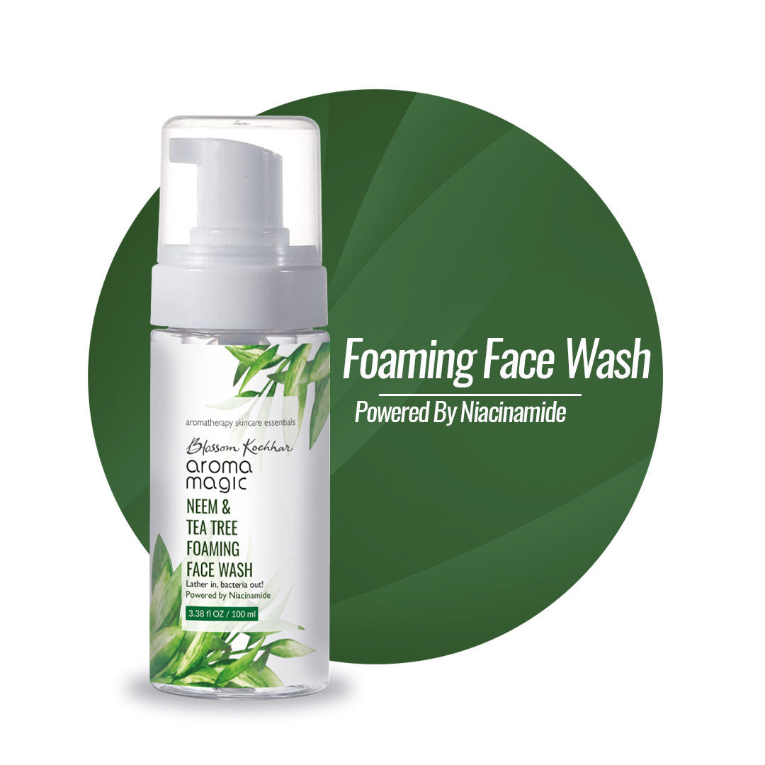 Neem & Tea Tree Foaming Face Wash Powered By Niacinamide