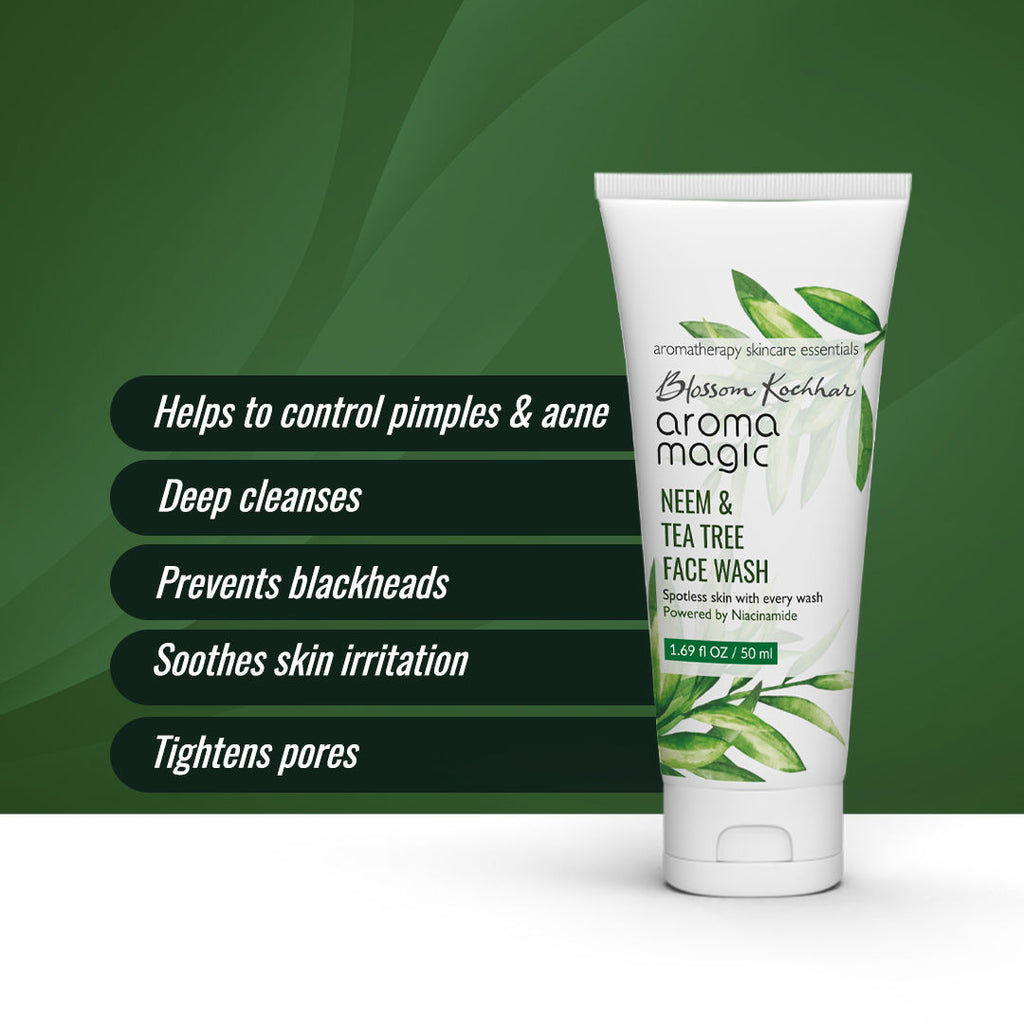 Neem & Tea Tree Face Wash (Powered By Niacinamide)