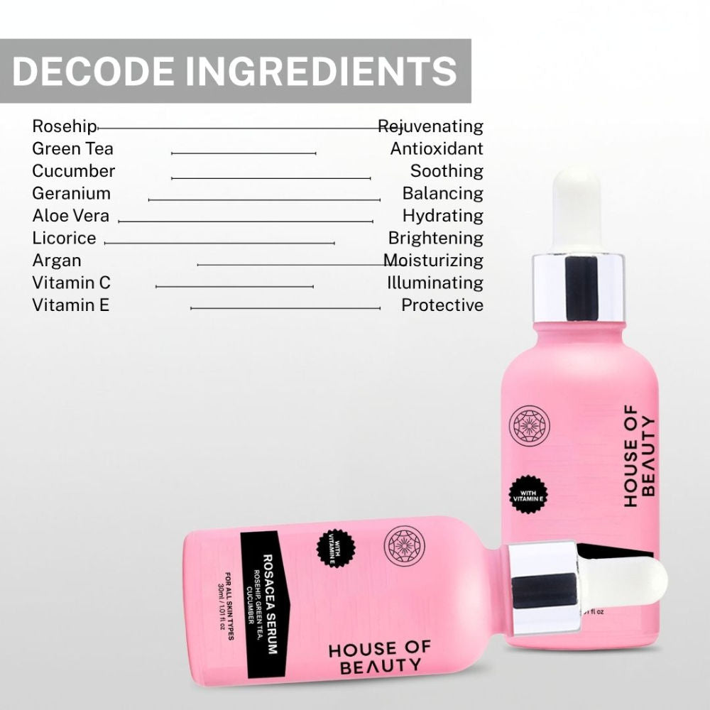 Rosacea Serum (Rosehip + Green Tea Cucumber)